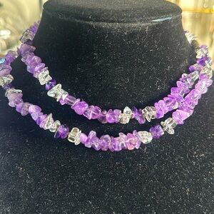 Amethyst necklace